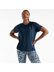 Dare 2b Koszulka sportowa "Gravitate" w kolorze granatowym rozmiar: 42. Niebieskie t-shirty sportowe Dare 2b, bez wzorów, z materiału, bez ramiączek, outdoorowe. Za 61.45 zł.