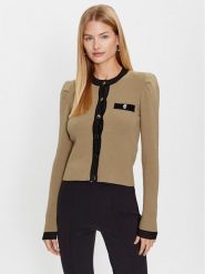 Liu Jo Kardigan CF3015 MS99E Brązowy Regular Fit. Brązowe swetry Liu Jo, xs, bez wzorów, z syntetyku, bez ramiączek. Za 1,169.00 zł.