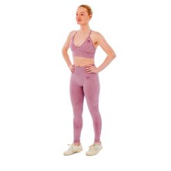 Damski zestaw sportowy Xtreme - legginsy + biustonosz sportowy - Różowy. Czerwone legginsy XTREME SOCKSWEAR, bez wzorów, sportowe. Za 177.99 zł.