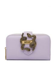 Just Cavalli Portfel 80RA5PA4 ZSA89 Fioletowy. Fioletowe portfele Just Cavalli, bez wzorów, ze skóry. Za 374.99 zł.