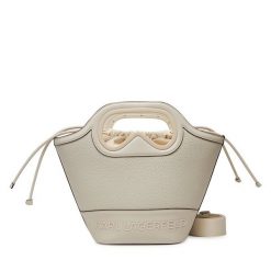 Torebka KARL LAGERFELD. Szare torebki klasyczne KARL LAGERFELD, bez wzorów, klasyczne, bez dodatków. Za 709.99 zł.