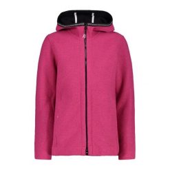 Bluza damska z kapturem CMP. Czarne bluzy CMP, bez wzorów, z dresówki, bez ramiączek, z kapturem. Za 589.20 zł.