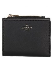 Charm Portfel "Birmingham" w kolorze czarnym - 11,5 x 2,5 cm rozmiar: onesize. Czarne portfele Charm, bez wzorów, z materiału. Za 43.99 zł.