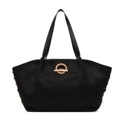 Torebka Liu Jo. Czarne shopper bag Liu Jo, bez wzorów, bez dodatków. Za 679.99 zł.