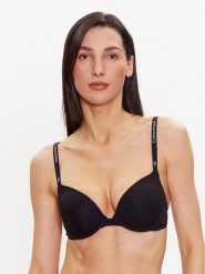 Calvin Klein Underwear Biustonosz push-up 000QF7220E Czarny. Czarne biustonosze Calvin Klein Underwear, bez wzorów, z bawełny. Za 139.99 zł.