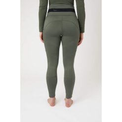 Damskie legginsy jeździeckie z pełną przyczepnością B Vertigo Caitlin. Zielone legginsy B VERTIGO, bez wzorów, z materiału, eleganckie. Za 328.85 zł.