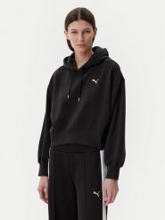 Puma Bluza Ess 629746 Czarny Relaxed Fit. Czarne bluzy Puma, l, bez wzorów, z bawełny, bez kaptura. Za 139.99 zł.