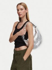Adidas Torebka Adicolor Half Crescent Bag Metallic Pu KR1562 Srebrny. Szare torebki klasyczne adidas, bez wzorów, ze skóry, bez dodatków. Za 179.99 zł.