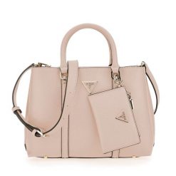 Torebka Guess. Brązowe listonoszki Guess, z aplikacjami, bez dodatków. Za 679.99 zł.