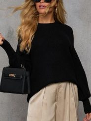 LA Angels Sweter w kolorze czarnym rozmiar: S. Czarne swetry LA Angels, s, bez wzorów, bez ramiączek. Za 152.99 zł.