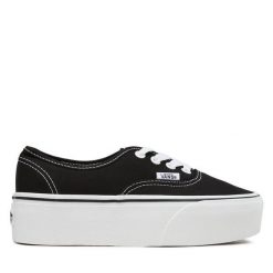 Tenisówki Vans. Czarne trampki Vans, bez wzorów, bez zapięcia, vans authentic. Za 277.99 zł.