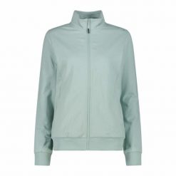 Damska bluza zapinana na zamek CMP. Zielone bluzy CMP, bez wzorów, bez ramiączek, bez kaptura. W wyprzedaży za 223.60 zł.