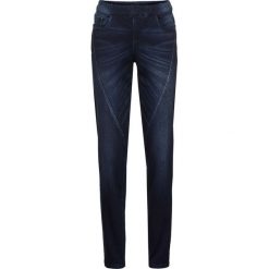 Dżinsy jogger z wygodnym paskiem 7/8, BOYFRIEND bonprix ciemnoniebieski. Jeansy marki bonprix. Za 139.99 zł.