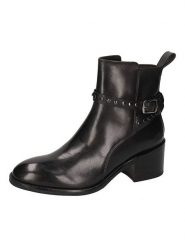 MELVIN & HAMILTON Skórzane botki "Charlize 5" w kolorze czarnym rozmiar: 39. Czarne botki Melvin & Hamilton, bez wzorów, eleganckie, bez obcasa, bez zapięcia. Za 499.19 zł.