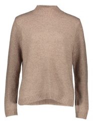 Street One Sweter w kolorze jasnobrązowym rozmiar: 42. Brązowe swetry Street One, bez wzorów, street, bez ramiączek. Za 162.87 zł.