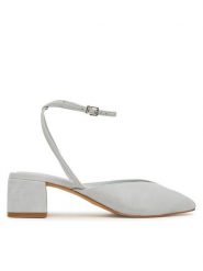 Aldo Czółenka Elianie 14295721 Niebieski jasny. Niebieskie czółenka Aldo, bez wzorów, ze skóry, bez obcasa, bez zapięcia. Za 459.99 zł.