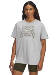 Under Armour Koszulka funkcyjna w kolorze szarym rozmiar: XL. Szare t-shirty sportowe Under Armour, xl, bez wzorów, bez ramiączek, outdoorowe. Za 83.03 zł.