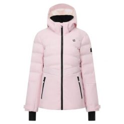 Damska kurtka wodoodporna Dare 2B Gliding II. Brązowe kurtki narciarskie Dare 2b, l, bez wzorów, z tkaniny, bez kaptura, narciarskie. Za 587.00 zł.