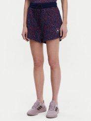 Adidas by Stella McCartney Szorty sportowe Stella McCartney Printed JG3608 Granatowy Loose Fit. Niebieskie szorty sportowe adidas by Stella McCartney, bez wzorów, z bawełny. Za 359.99 zł.