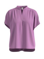 S.Oliver Bluzka w kolorze fiołkowym rozmiar: 38. Różowe bluzki S.Oliver, s, bez wzorów, z wiskozy, bez kołnierzyka, bez ramiączek. Za 96.95 zł.