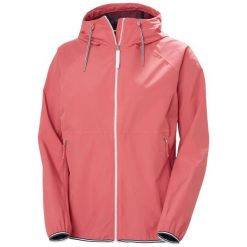 Damska kurtka wodoodporna Helly Hansen Koster. Czerwone kurtki Helly Hansen, bez wzorów, eleganckie, bez kaptura. Za 589.75 zł.