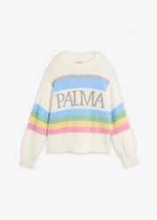 Sweter z domieszką wełny. Białe swetry bonprix, bez wzorów, z wełny, eleganckie, bez ramiączek. Za 109.99 zł.