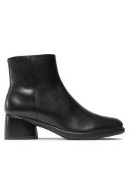 ECCO Botki Sculpted LX 35 22241301001 Czarny. Czarne botki ECCO, bez wzorów, ze skóry, bez obcasa, na słupku, bez zapięcia. Za 579.99 zł.
