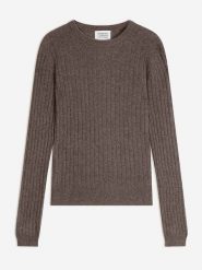 AUTHENTIC CASHMERE Kaszmirowy sweter w kolorze jasnobrązowym rozmiar: XXL. Brązowe swetry AUTHENTIC CASHMERE, xxl, bez wzorów, z kaszmiru, bez ramiączek. Za 369.99 zł.