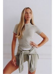 Reebok T-Shirt Reebok x Ewa Chodakowska Nela RK25613CCW Zielony jasny Slim Fit. Zielone t-shirty sportowe Reebok, m, bez wzorów, z syntetyku, bez ramiączek, na fitness i siłownię. Za 159.99 zł.