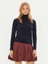 Weekend Max Mara Golf Kiku 2425366022 Granatowy Regular Fit. Niebieskie swetry Weekend Max Mara, xs, bez wzorów, z jedwabiu, bez ramiączek. Za 459.99 zł.