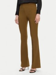 Rinascimento Spodnie materiałowe CFC0122830003 Khaki Regular Fit. Brązowe spodnie materiałowe Rinascimento, bez wzorów, z materiału. Za 249.99 zł.