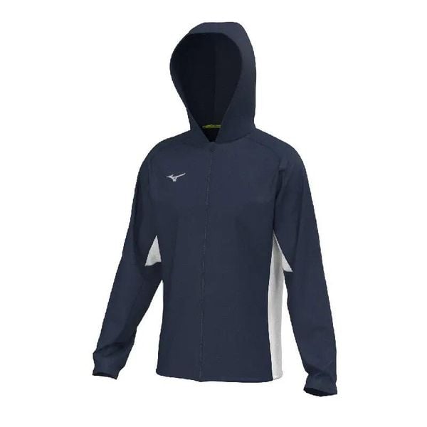 Bluza damska z kapturem Mizuno RB Micro. Czarne bluzy Mizuno, s, bez wzorów, z materiału, eleganckie, bez ramiączek, z kapturem. Za 237.00 zł.