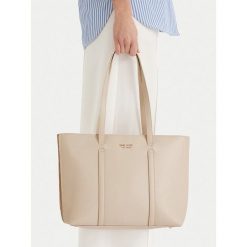 Torebka Nine West. Brązowe shopper bag Nine West, bez wzorów, bez dodatków. Za 219.99 zł.