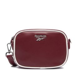 Torebka Reebok. Czerwone listonoszki Reebok, bez wzorów, bez dodatków. Za 129.99 zł.