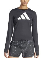 Adidas Koszulka "Run It" w kolorze antracytowo-czarnym do biegania rozmiar: M. Czarne t-shirty sportowe adidas, m, bez wzorów, bez ramiączek, do biegania. Za 88.02 zł.