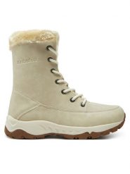 Kimberfeel Śniegowce Lexie Écru. Śniegowce Kimberfeel, bez wzorów, ze skóry, bez zapięcia. Za 369.99 zł.