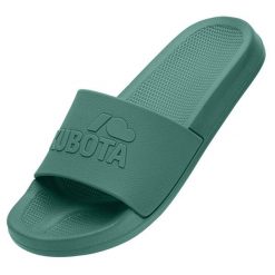 Kubota Klapki Basenowe Basic Plain. Zielone klapki Kubota, bez wzorów, sportowe, bez obcasa, bez zapięcia. Za 99.99 zł.