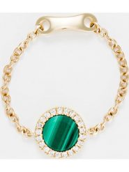 DIAMANTA Złoty pierścionek "Nicée" z diamentami rozmiar: 52. Zielone pierścionki DIAMANTA, z diamentem, złote. Za 674.99 zł.