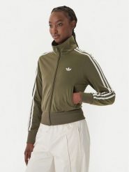 Adidas Bluza Firebird Classic KQ6531 Zielony Regular Fit. Zielone bluzy adidas, xs, bez wzorów, z syntetyku, bez ramiączek, bez kaptura. Za 328.99 zł.