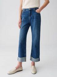 OPUS Dżinsy - Comfort fit - w kolorze granatowym rozmiar: 38/L26. Niebieskie jeansy Opus, l, bez wzorów, klasyczne. Za 177.32 zł.