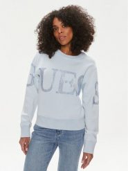 Guess Bluza Vintage Logo W4GQ10 KC8I0 Niebieski Relaxed Fit. Niebieskie bluzy Guess, xs, z aplikacjami, z bawełny, bez kaptura. Za 479.99 zł.