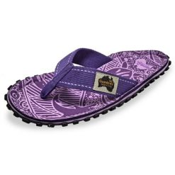 Japonki Gumbies Islander Flip-Flops Unisex Purple Signature GU-FFISL151 fioletowe. Fioletowe japonki bez wzorów, z gumy, sportowe. Za 270.62 zł.