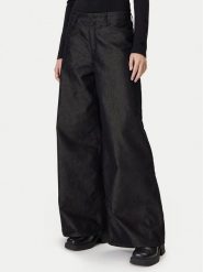 KARL LAGERFELD Jeansy A4W10097 Czarny Wide Leg. Czarne jeansy KARL LAGERFELD, bez wzorów, z bawełny. Za 679.99 zł.