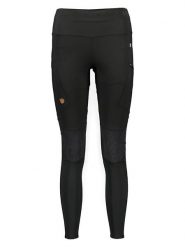 FJÄLLRÄVEN Legginsy funkcyjne "Abisko" w kolorze czarnym rozmiar: S. Czarne legginsy Fjällräven, bez wzorów, sportowe. Za 461.21 zł.