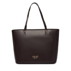 Torebka Liu Jo. Brązowe shopper bag Liu Jo, bez wzorów, bez dodatków. Za 599.99 zł.