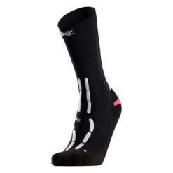Skarpety do biegania X-Socks Trail Anatomix Crew. Czarne skarpetki X BIONIC, bez wzorów, z dzianiny. Za 169.99 zł.