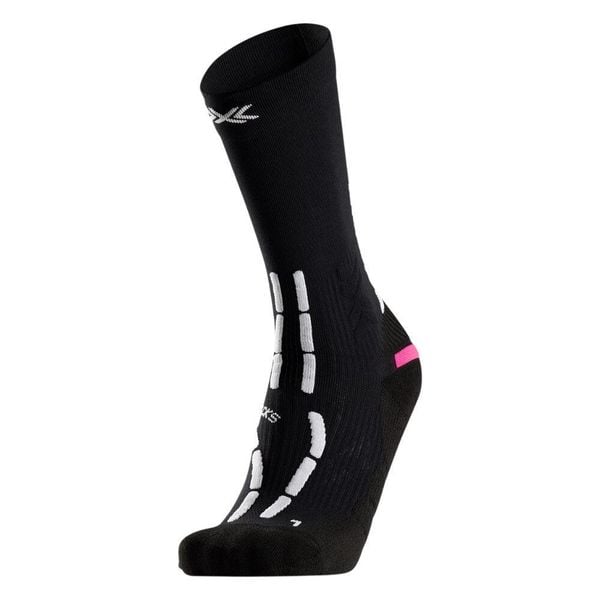 Skarpety do biegania X-Socks Trail Anatomix Crew. Czarne skarpetki X BIONIC, bez wzorów, z dzianiny. Za 169.99 zł.