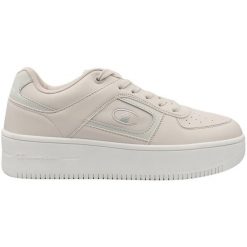 Buty Champion Foul Play Plat Bs Low Cut S11744 YS047 beżowy. Brązowe buty treningowe bez wzorów, z gumy, bez zapięcia. Za 367.58 zł.