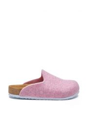 Comfortfusse Wełniane kapcie w kolorze jasnoróżowym rozmiar: 42. Różowe kapcie Comfortfüße, bez wzorów, z materiału. Za 206.42 zł.