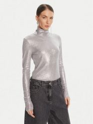 Patrizia Pepe Body 8M1751 J276 Srebrny Regular Fit. Szare body i gorsety Patrizia Pepe, bez wzorów, z syntetyku, bez ramiączek. Za 1,059.00 zł.